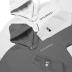 Custom Embroidered Roman Numeral Date + Initials on Sleeves Zip Hoodie, Personalised zip hoodie, Embroidered zip hoodie, Couples Hoodie