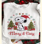 Embroidered Christmas Dog Sweatshirt, Christmas Dog Sweatshirt Gift, Dog Xmas Tree Sweatshirt, Dog Christmas shirt, Winter Vibes Sweatshirt