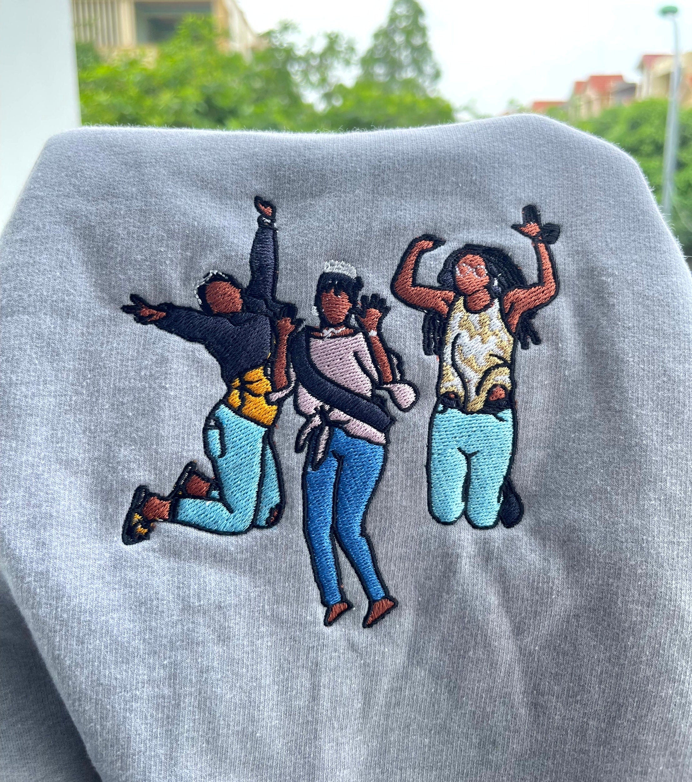 Embroidered sweatshirt,Personalized photo shirt, Custom embroidered photo shirt, custom photo embroidered shirt