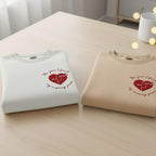The Year I Found My Missing Piece Embroidered Shirt Personalized Couple Sweatshirt Christmas Gift Matching Outfit Newlywed Present