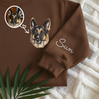 Embroidered Welsh Corgi Sweatshirt, Custom Pet Portrait, Dog Memorial Gift