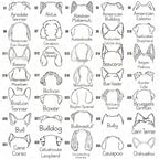 Embroidered Pet Portrait Sweatshirt, Custom Dog Cat Ears, Pet Lover Gift