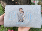 Mom sweatshirt, Custom embroidered mama shirt, mom shirt, Grandpa Shirt With Date, Mama Est Year Shirt, Gift For New Dad Mom