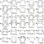 Embroidered Pet Portrait Sweatshirt, Custom Dog Cat Ears, Pet Lover Gift