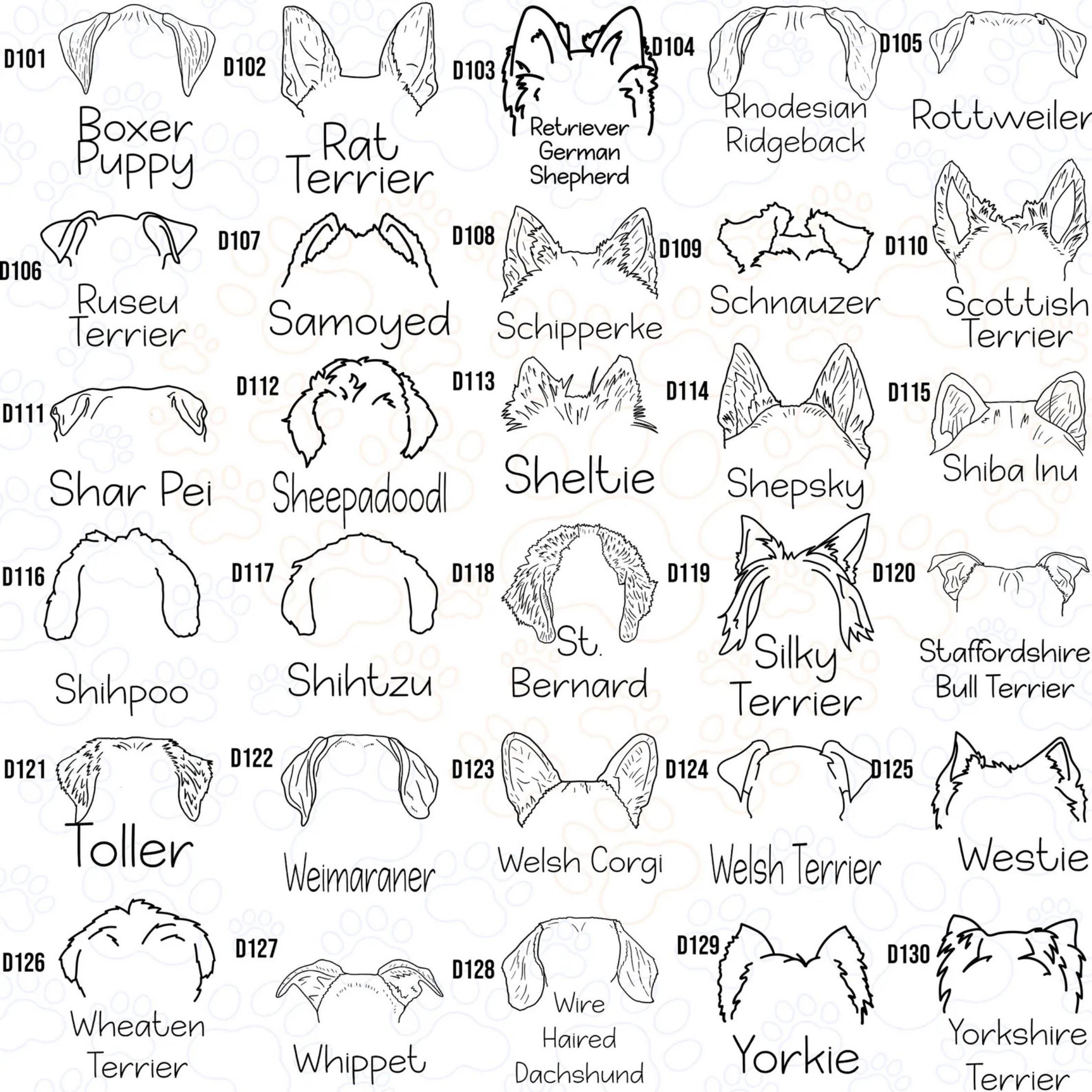 Embroidered Pet Portrait Sweatshirt, Custom Dog Cat Ears, Pet Lover Gift