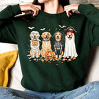 Golden Retriever Halloween T Shirts, Halloween shirt comfort colors with dog, Halloween Dog Shirt, Dog Lover Gift, Dog Halloween Shirt