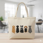 Friends Dog Embroidery Design Fill Stitch Cute Dogs Machine Embroidery Files 4 Sizes Instant Download - image 4