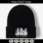Let It Snow Embroidery Design, Cozy Snowman Winter Crewneck, Vintage Holiday Embroidery Gift, Snowman Embroidered File, Instant Download - image 4