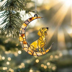 Custom Yellow  Dachshund   ACRYLIC Suncatcher, Dog Suncatcher, Dachshund  , Yellow  Dog, Window Hanging, Gift For Animal Lover, Dog Gift - image 3