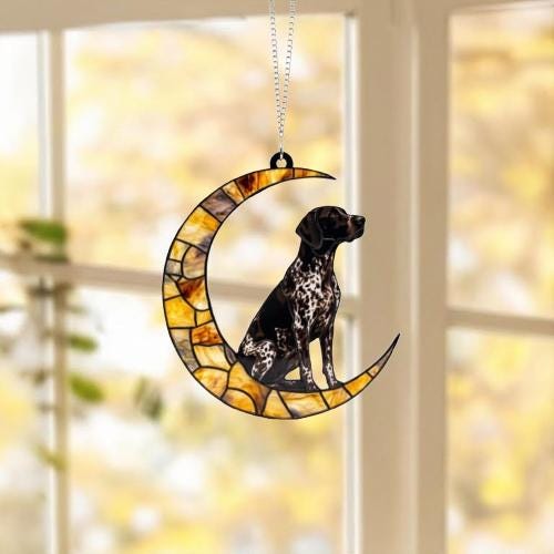 Custom German Shorthaired Pointer ACRYLIC Suncatcher, Dog Suncatcher, Window Hanging, Gift For Animal Lover, Dog Gift - image 5