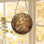 Custom Oriental Shorthair cat  Sleeping Stained Glass Suncatcher: Cat Lover Gift - image 5