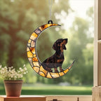 Custom Dachshund  ACRYLIC Suncatcher, Dog Suncatcher, Window Hanging, Gift For Animal Lover, Dog Gift