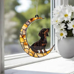 Custom Dachshund  ACRYLIC Suncatcher, Dog Suncatcher, Window Hanging, Gift For Animal Lover, Dog Gift - image 3
