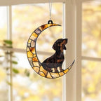 Custom Dachshund  ACRYLIC Suncatcher, Dog Suncatcher, Window Hanging, Gift For Animal Lover, Dog Gift - image 5