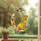Custom Yellow  Dachshund   ACRYLIC Suncatcher, Dog Suncatcher, Dachshund  , Yellow  Dog, Window Hanging, Gift For Animal Lover, Dog Gift - image 4