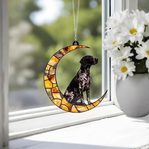Custom German Shorthaired Pointer ACRYLIC Suncatcher, Dog Suncatcher, Window Hanging, Gift For Animal Lover, Dog Gift - image 3