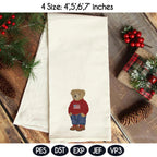 USA Flag Teddy Bear Embroidery Design Bundle, Patriotic Teddy Bear, 4th of July Bear Embroidery Files, PES DST, 4 sizes, Instant Download - image 3