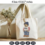 USA Flag Teddy Bear Embroidery Design Bundle, Patriotic Teddy Bear, 4th of July Bear Embroidery Files, PES DST, 4 sizes, Instant Download - image 4