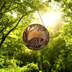 Custom Bengal  Cat Sleeping Stained Glass Suncatcher: Cat Lover Gift - image 4
