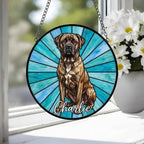 Custom Cane Corso Window Hanging Suncatcher, Dog Name Suncatcher Decor, Stained Glass Window Hanging Decoration, Gift For Dog Lover - image 4