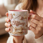 Personalized Sewing Machine Mug, 3D Effect Custom Craft Coffee Mug, Cute Sewing Lover Gift, Handmade Style Mug - image 2