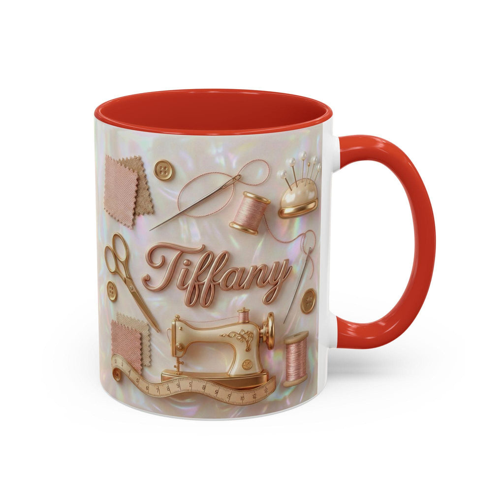 Personalized Sewing Machine Mug, 3D Effect Custom Craft Coffee Mug, Cute Sewing Lover Gift, Handmade Style Mug - image 6