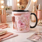 Personalized Hairstylist Mug, Faux 3D Effect Salon Decor, Hairdresser Gift - image 2