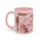 Personalized Hairstylist Mug, Faux 3D Effect Salon Decor, Hairdresser Gift - image 6