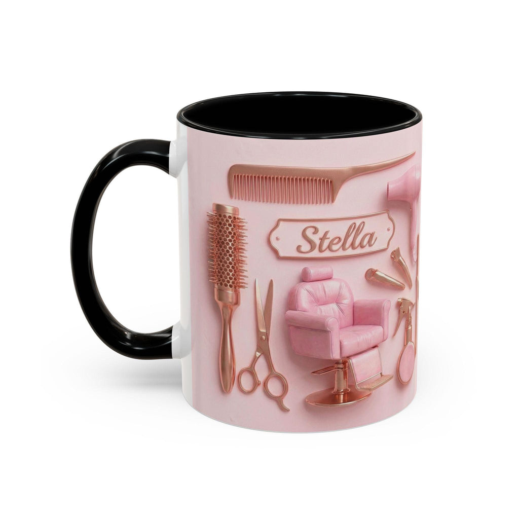 Personalized Hairstylist Mug, Faux 3D Effect Salon Decor, Hairdresser Gift - image 5