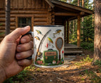 Personalized Fishing Mug, Custom Name Fishing Coffee Cup, Gift for Husband, Boyfriend, Outdoor Hobby Cups - image 3