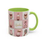 Personalized Makeup Mug, Faux 3D Effect, Beauty Lover Gift - image 3