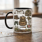 Personalized Bow Hunting Mug, Custom Name Hunting Lover Coffee Cup, Hunter Gift, Outdoor Hobby Mugs - image 2