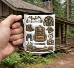 Personalized Bow Hunting Mug, Custom Name Hunting Lover Coffee Cup, Hunter Gift, Outdoor Hobby Mugs - image 3
