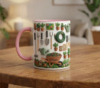 Custom Name Gardening Mug, Personalized Gardening Coffee Cup, Gift for Man and Women, Plant Lover Cups
