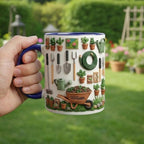 Custom Name Gardening Mug, Personalized Gardening Coffee Cup, Gift for Man and Women, Plant Lover Cups - image 2