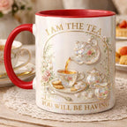 I Am The Tea That You Are Having Faux 3D Effect Mug, Bookish Tea Lover Mug, Romance Reader Gift - image 3