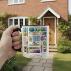 Personalized Knitting Mug, Custom Name Quilting Lover Coffee Cup, Gift for Men Women - image 3