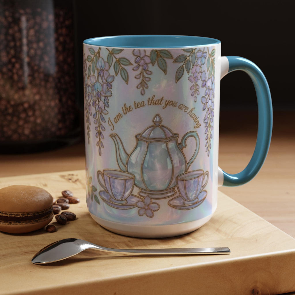 I Am The Tea You Will Be Having Faux 3D Mug, Bookish Tea Lover Gift, Romance Reader Accent Mug, BookTok Cup - image 2