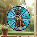 Custom Cane Corso Window Hanging Suncatcher, Dog Name Suncatcher Decor, Stained Glass Window Hanging Decoration, Gift For Dog Lover - image 3