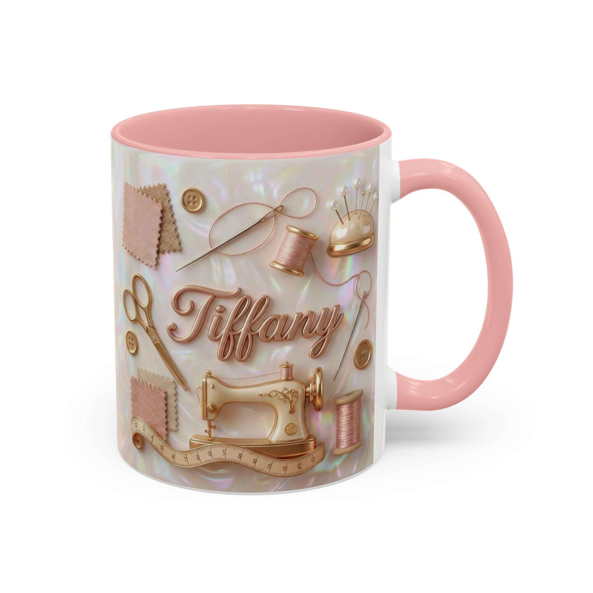 Personalized Sewing Machine Mug, 3D Effect Custom Craft Coffee Mug, Cute Sewing Lover Gift, Handmade Style Mug - image 5
