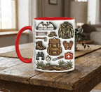 Personalized Hunting Mug, Custom Name Hunting Lover Coffee Cup, Hunter Gift, Outdoor Hobby Mugs - image 2