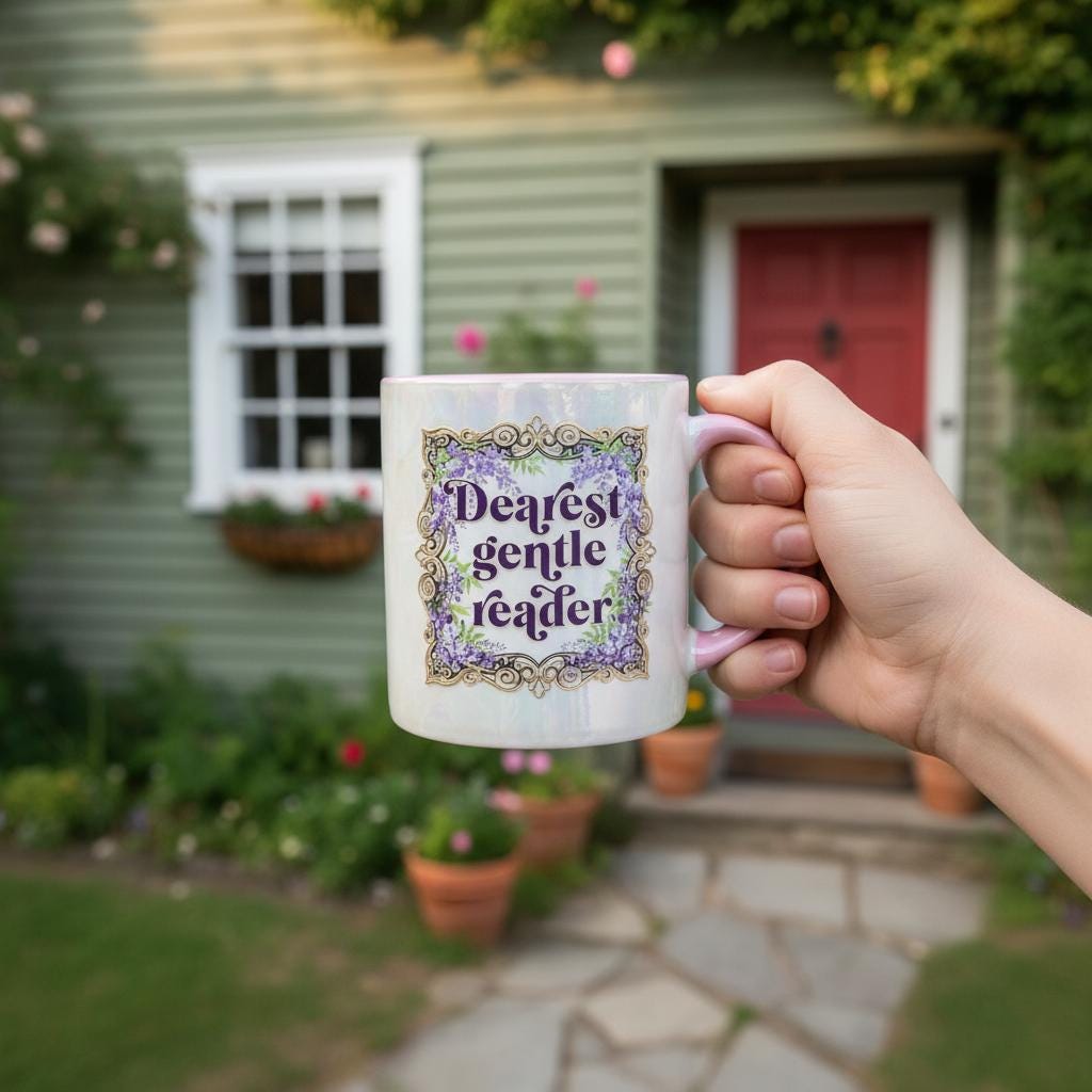 Dearest Gentle Reader Mug, Movie Drama Funny Coffee Mug, Sarcastic British Humor Cup - image 3