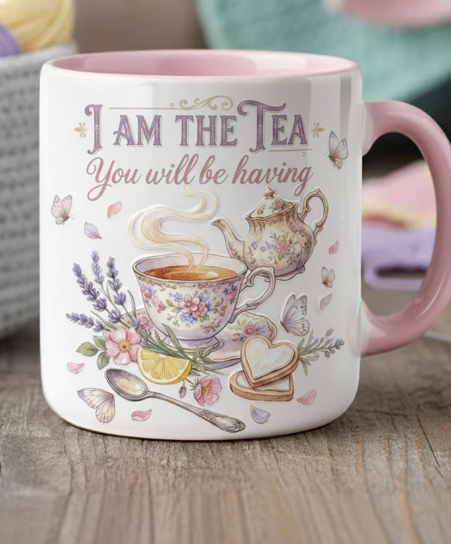 I Am The Tea You Are Having Mug, Movie Drama Funny Quote Coffee Mugs, Sarcastic British Humor Cup