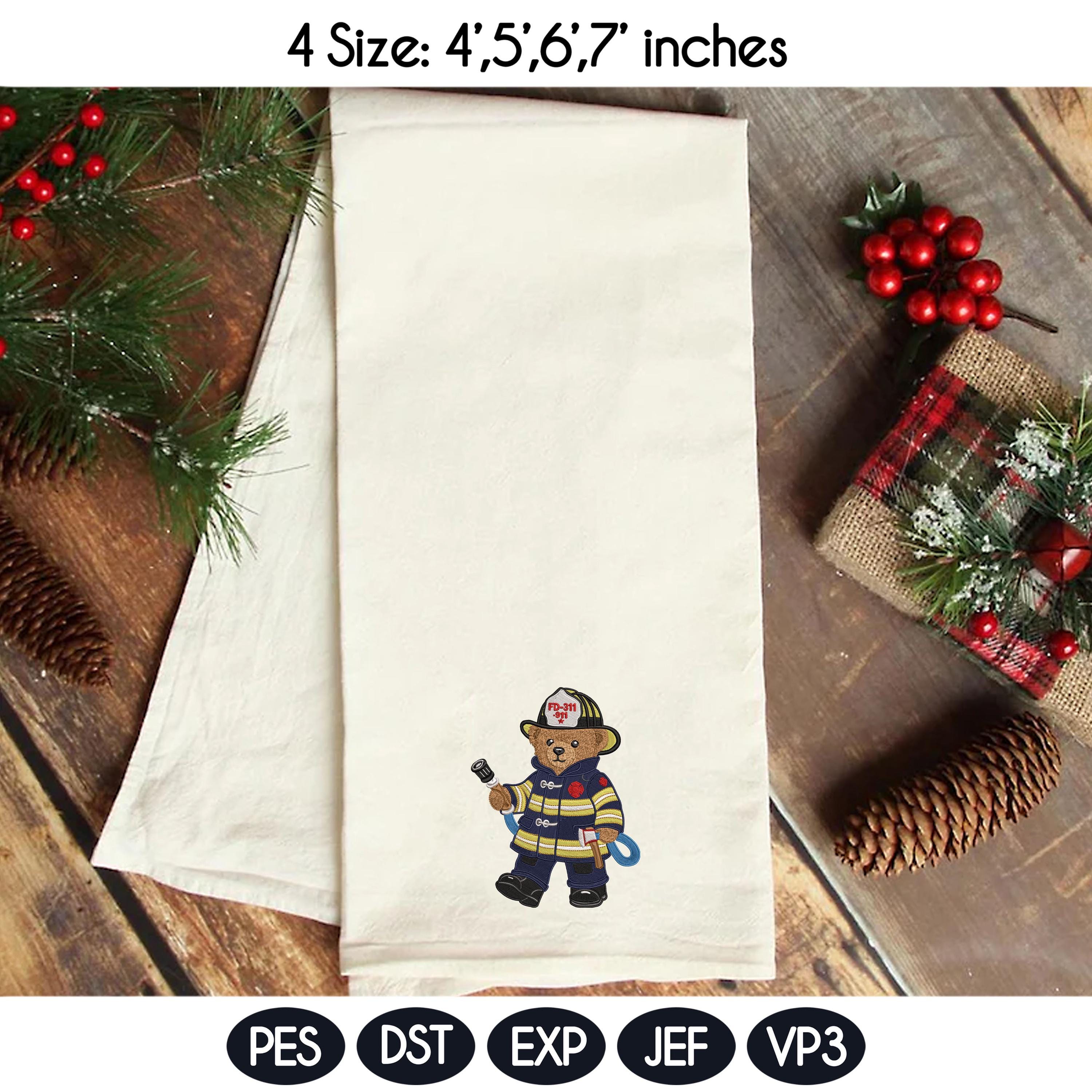 Bear Embroidery File Bundle, Bear Machine Embroidery Designs, 4 sizes, Digital Download, Instant Download - image 8