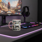 Personalized Video Game Mug, Custom Name Gaming Lover Coffee Cup, Gift for Men Women Gamer Mugs - image 3