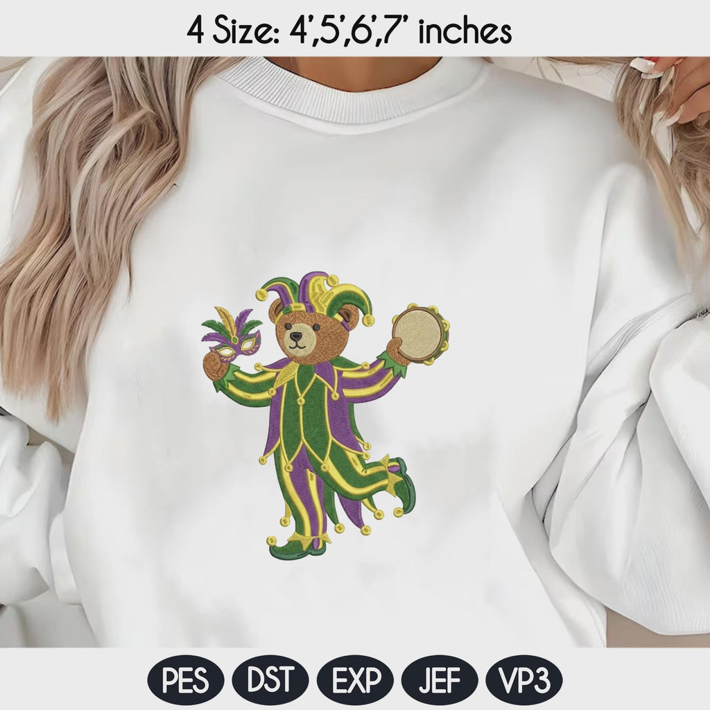 Holiday Teddy Bear Embroidery Design Bundle, Valentine Mardi Gras St Patricks Day Bear,Patriotic USA Hiking Golf Teddy Bear,Instant Download - image 7