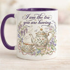 I Am The Tea You Will Be Having Mug, Bookish Tea Lover Gift, Romance Reader Accent Mug, BookTok Cup, Gift For Book Lover