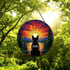 Custom  French Bulldog Memorial Suncatcher, Pet Memorial Gift, Loss of Pet Sympathy Gift, Dog Loss Gift,  Gift For Dog Lovers - image 4