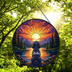 Custom Poodle  dog Memorial Suncatcher, Pet Memorial Gift, Loss of Pet Sympathy Gift, Dog Loss Gift,  Gift For Dog Lovers - image 4