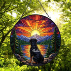 Custom Rottweiler  dog Memorial Suncatcher, Pet Memorial Gift, Loss of Pet Sympathy Gift, Dog Loss Gift,  Gift For Dog Lovers - image 4